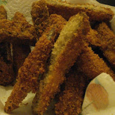 Fried Portabella Mushroom Strips