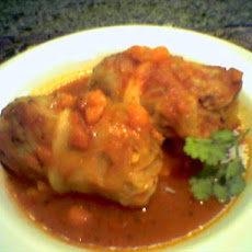 Cabbage Stuffed With Two Meats