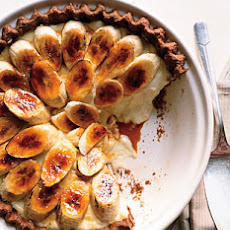 Banana Cream Pie with Whole Grain Chocolate Crust