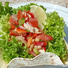 Mexican Salad in a Tortilla (Ww 6 Pts)