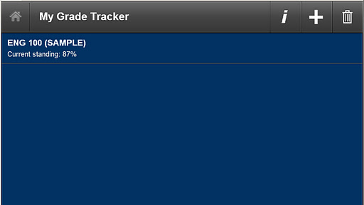 My Grade Tracker