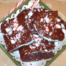 Chocolate Mint Cake Squares