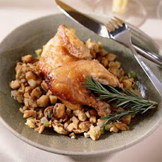 Quince-Glazed Cornish Hens