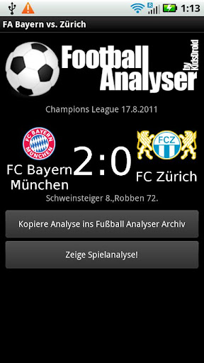 Football A.FC Bayern vs Zürich