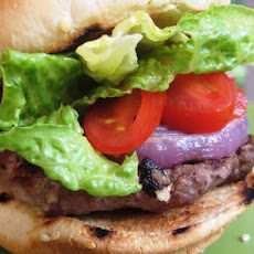 Feta Burgers With Grilled Red Onions