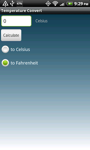 Simple Temperature Convert