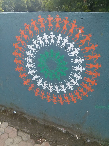 Unity of India Warli Wall Mural 