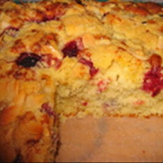 Raspberry-Marzipan Coffee Cake
