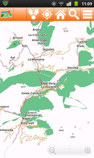 Andorra Offline mappa Map