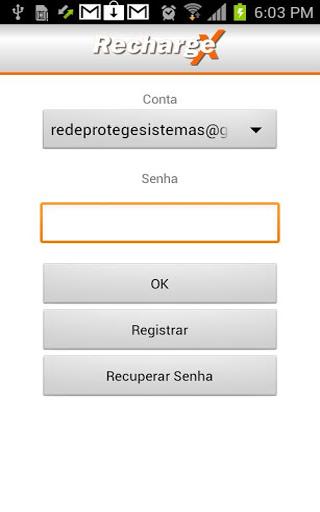 Android application Recarga Celular screenshort