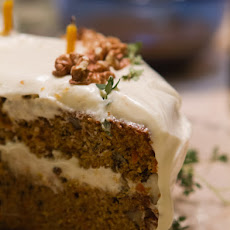 Carrot Cake with Tangy Orange Frosting
