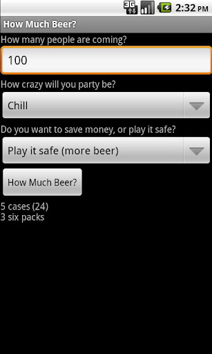 How Much Beer Mobile App