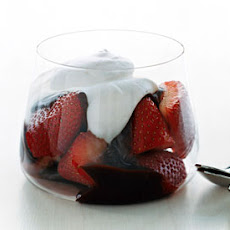 Strawberries with Chocolate Caramel Sauce