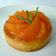 Cara Cara Orange Cream Tart with Honey-Tarragon Glaze