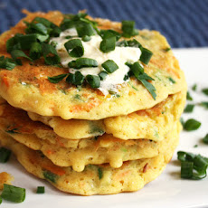 Healthier Zucchini & Carrot Stuffed Fritters