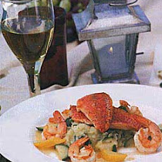 Rouget and Shrimp with Lemon Sauce
