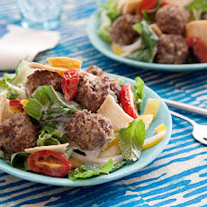 Greek Meatball Salad