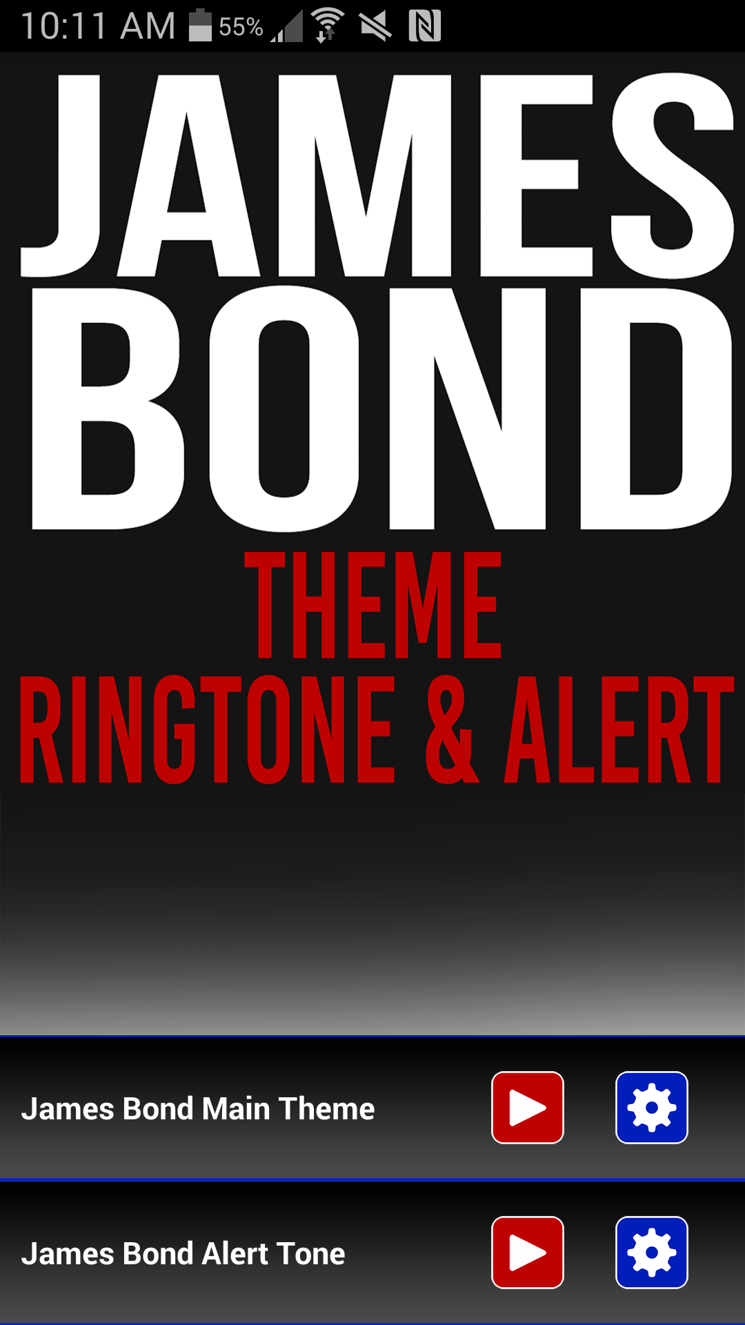 Android application James Bond Ringtone screenshort