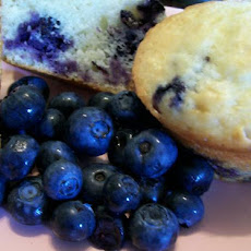 Sour Cream Blueberry Muffins