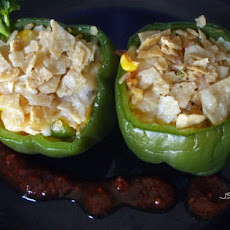 Vegetable Chili Stuffed Peppers