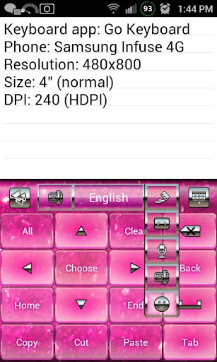 【免費個人化App】Pink Glitter Keyboard Skin-APP點子