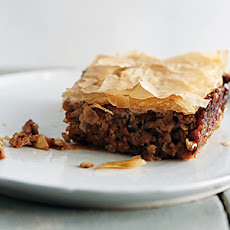 Eggplant and Walnut Phyllo Pie