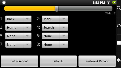 Buttons for RW Rooted Archos