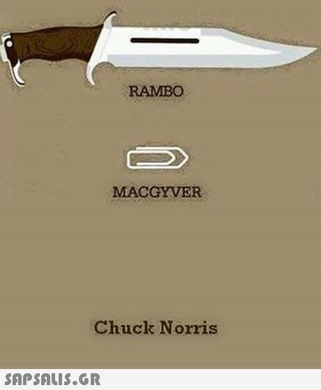 RAMBO MACGYVER Chuck Norris