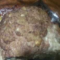 Butt Ugly but Delicious Hash Brown Potato Stuffed Meatloaf