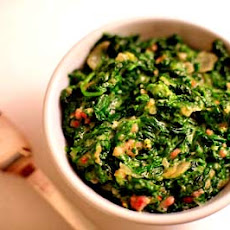 Creamed Spinach with Bacon