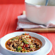 Chicken, Corn, and Lima-Bean Stew