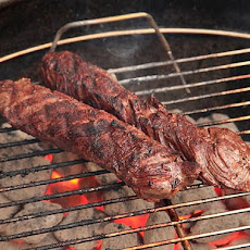 Grilled Garlic and Herb-Marinated Hanger Steak
