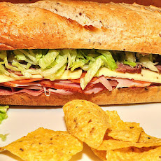 Hot Layered Hero Sandwich