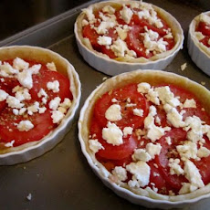 Goat cheese and Tomato tart