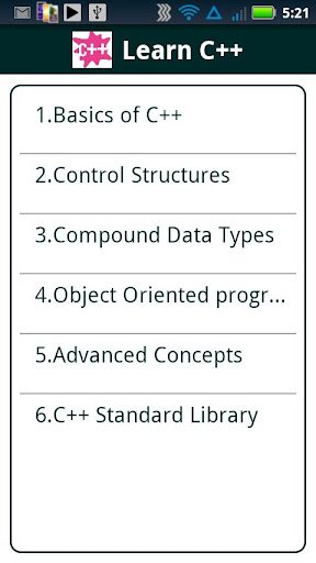 learn-c for android screenshot