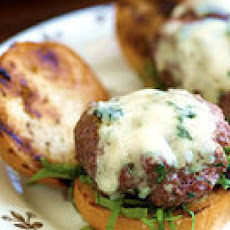 Mini Beef-and-Sage Sliders with Gorgonzola
