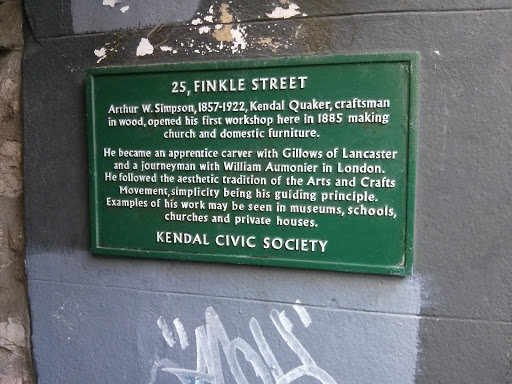 Finkle Street Plaque