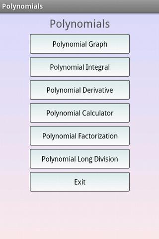 Polynomials Math