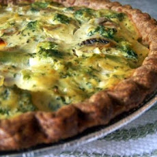 Spinach and Mushroom Tofu Quiche