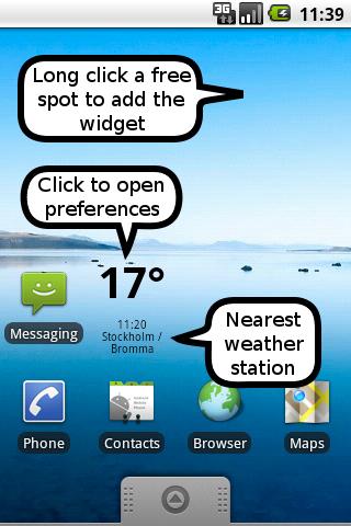 Thermometer Widget