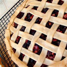 Mulberry Rhubarb Pie