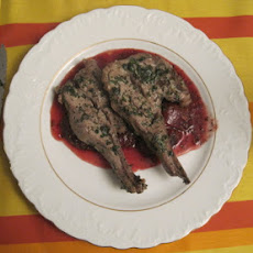 Roast Lamb with Figs