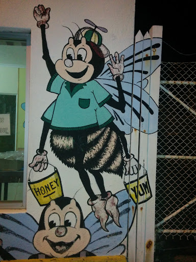 Beekeeping Equipment Mural