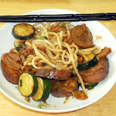 Chinese-Style Mock Duck With Noodles