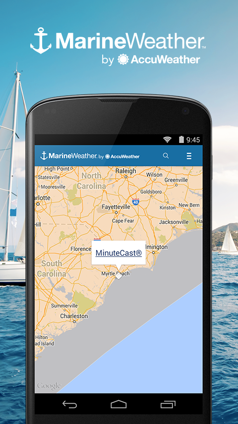 Android application Marine Weather: UK Edition screenshort