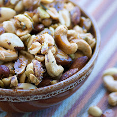 Sweet and Spicy Rosemary Nuts