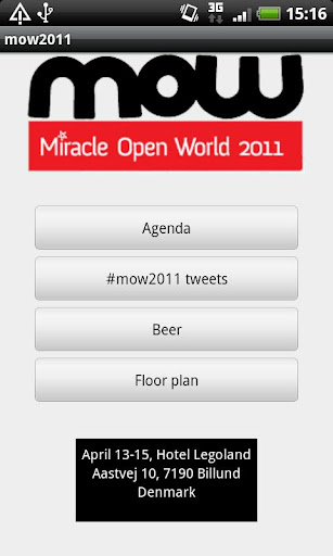 MOW2011 conference app