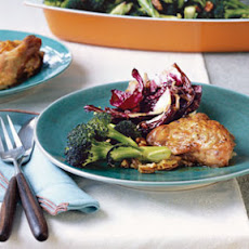 Roast Chicken with Balsamic Radicchio