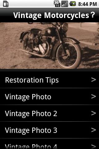 Vintage Motorcycle Restoration