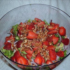 Spring Mix Strawberry Asparagus Salad